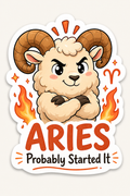 Cute Zodiac Sticker Collection – 12 Astrology Sign Vinyl Stickers