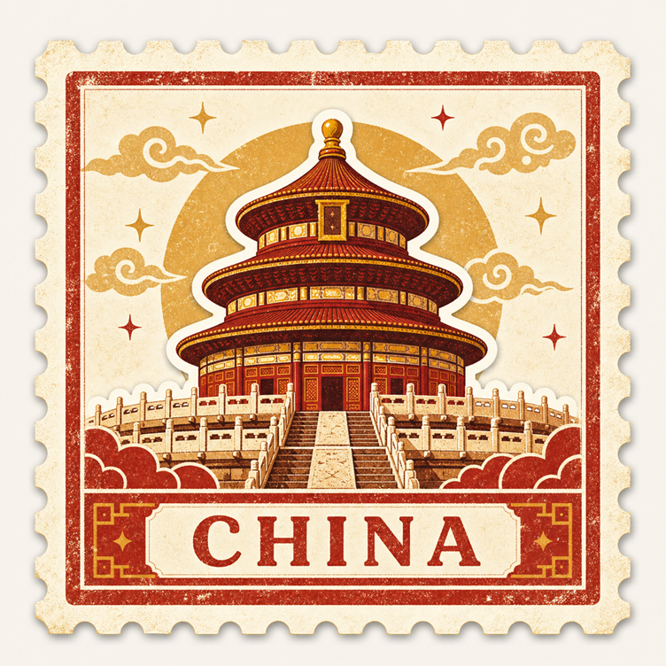 World Explorer Vintage Stamp Sticker Collection – 11 Iconic Destinations