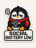 Pixel Art Sticker Collection – 12 Cute Retro Gamer Vinyl Stickers