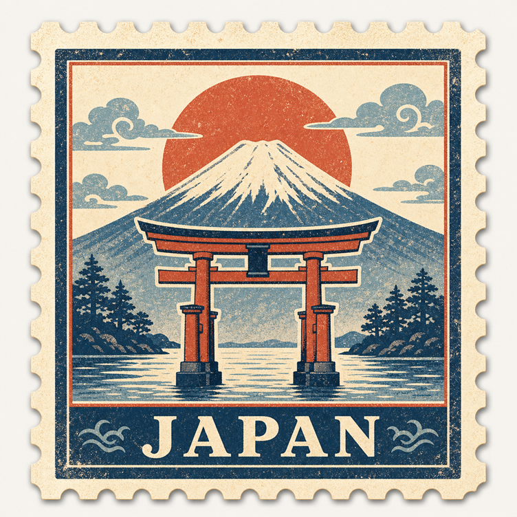 World Explorer Vintage Stamp Sticker Collection – 11 Iconic Destinations