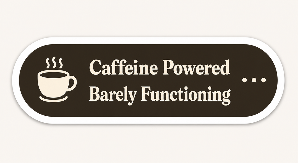 Mood Status Sticker Collection – 10 Funny Quote Vinyl Stickers