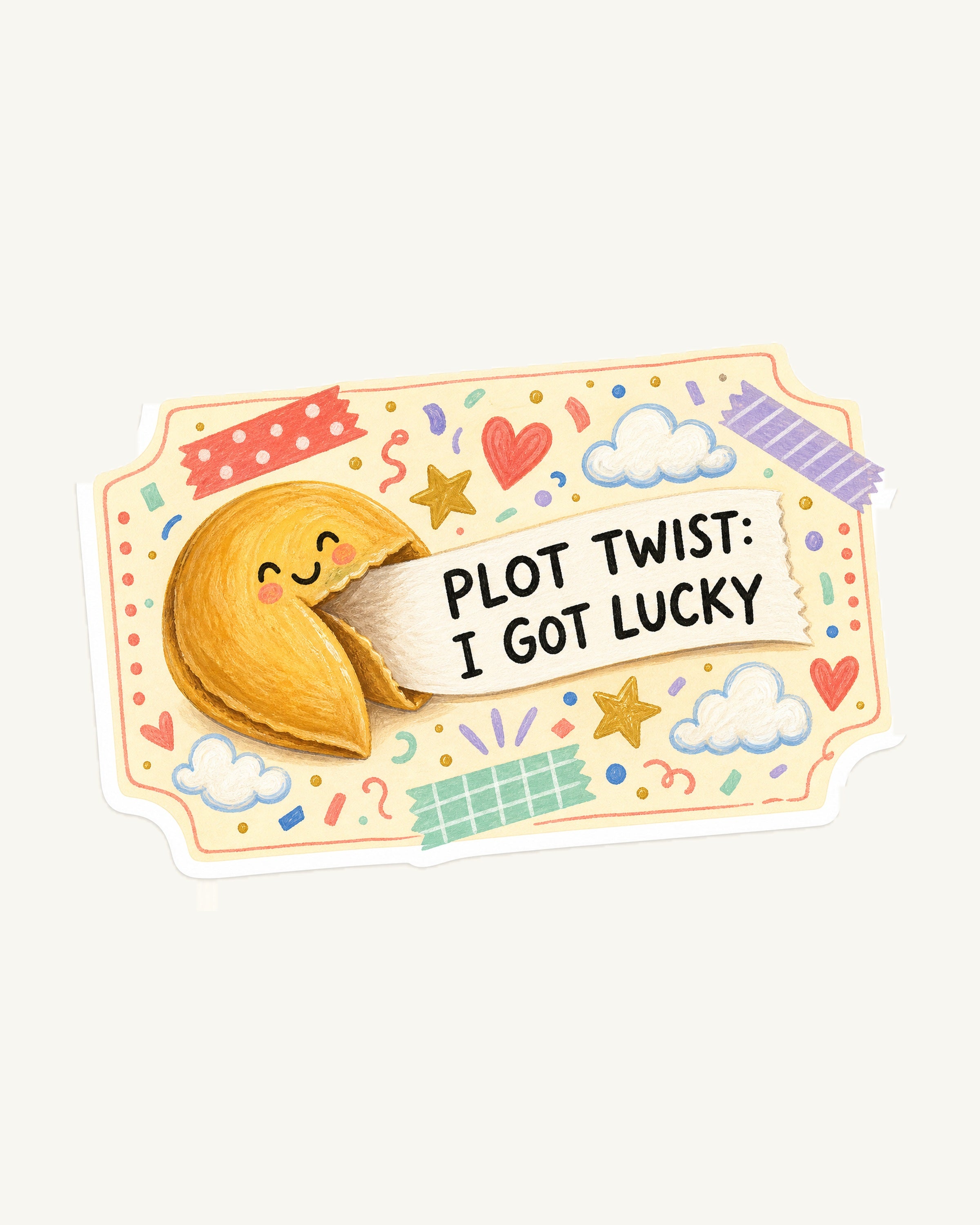 Lucky Charm Sticker Collection – 10 Cute Positive Affirmation Vinyl Stickers