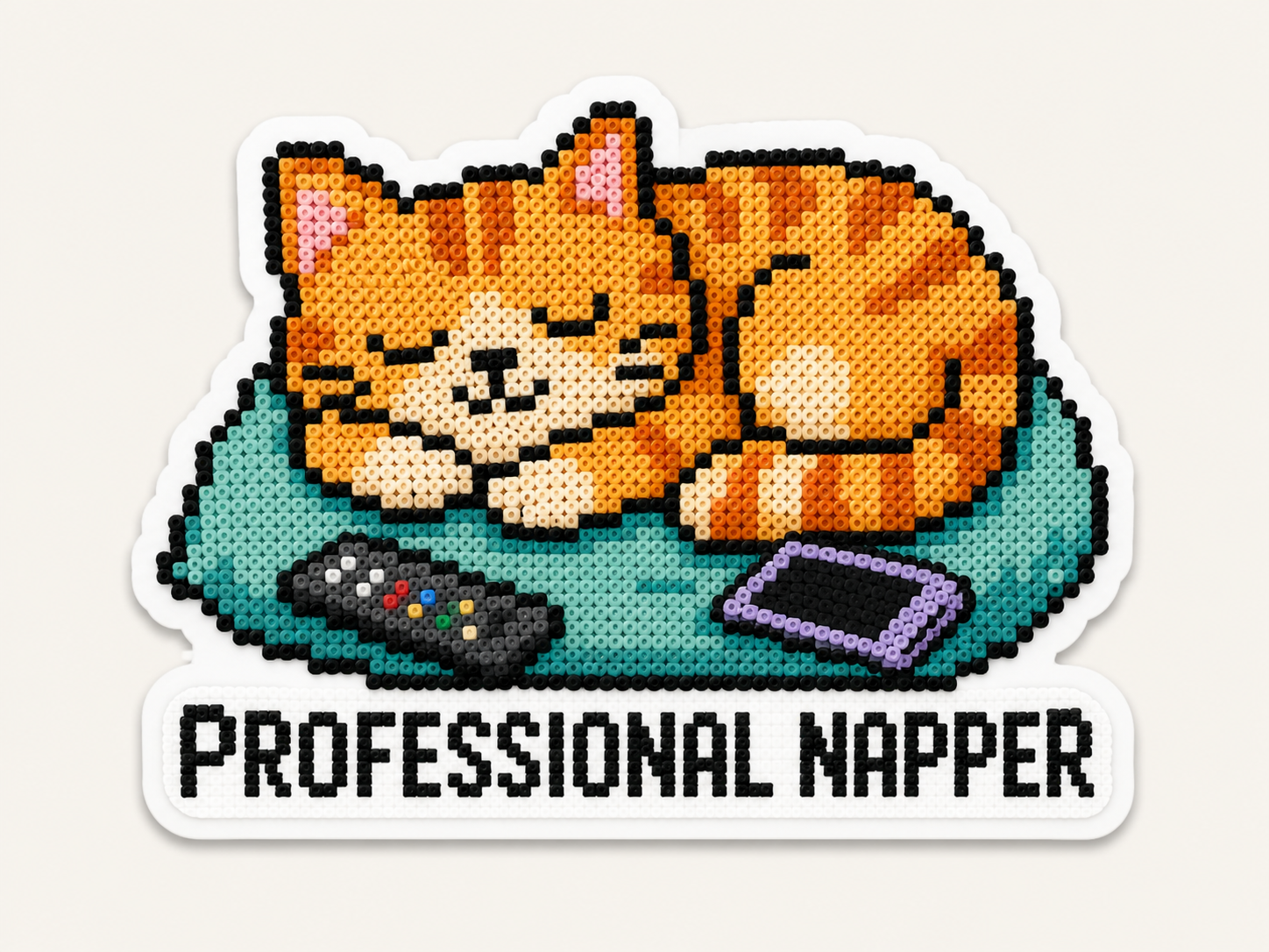 Pixel Art Sticker Collection – 12 Cute Retro Gamer Vinyl Stickers