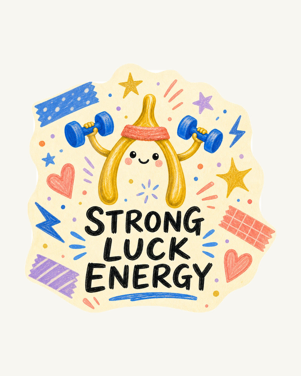 Lucky Charm Sticker Collection – 10 Cute Positive Affirmation Vinyl Stickers