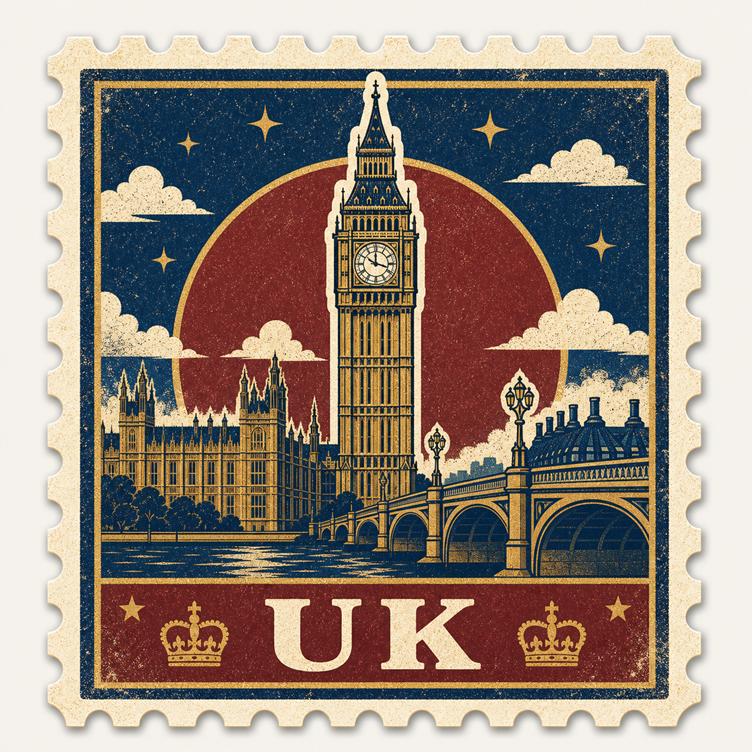 World Explorer Vintage Stamp Sticker Collection – 11 Iconic Destinations