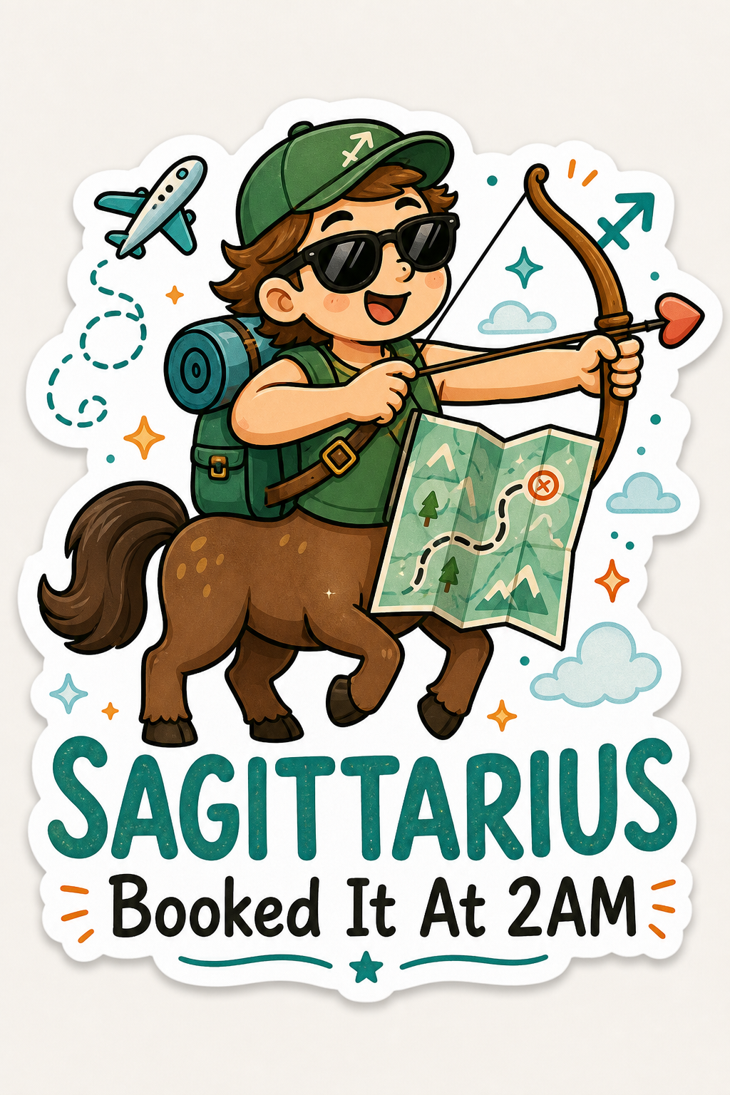 Cute Zodiac Sticker Collection – 12 Astrology Sign Vinyl Stickers