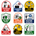 💼 Office Survival Sticker Sheet Vol. 2 (9 Designs)